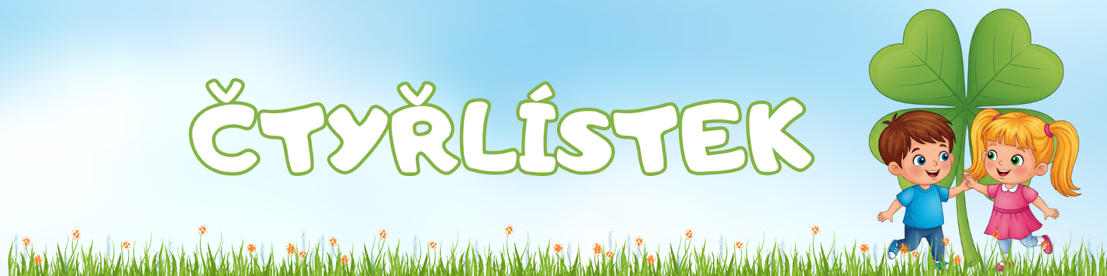 Dětsk&aacute; skupina Čtyřl&iacute;stek banner