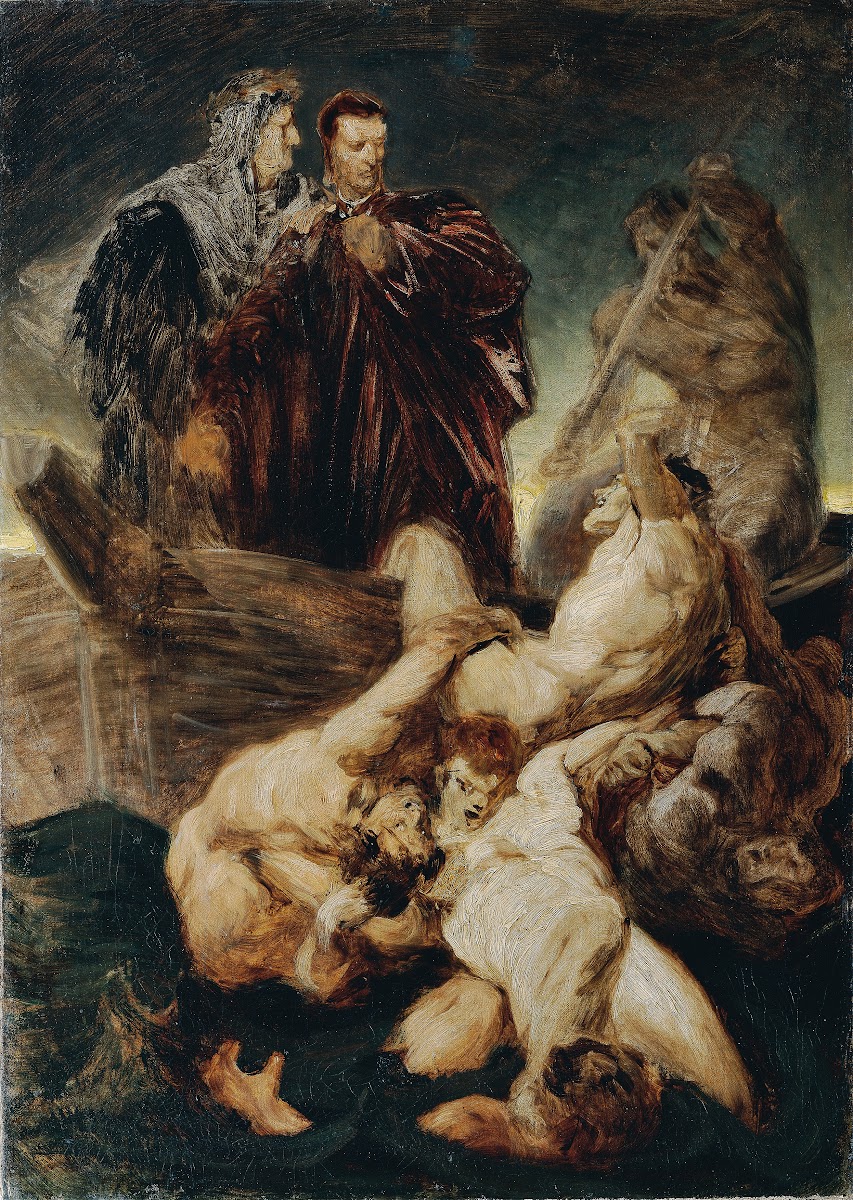 Dante and Virgil in the inferno 1863 1865