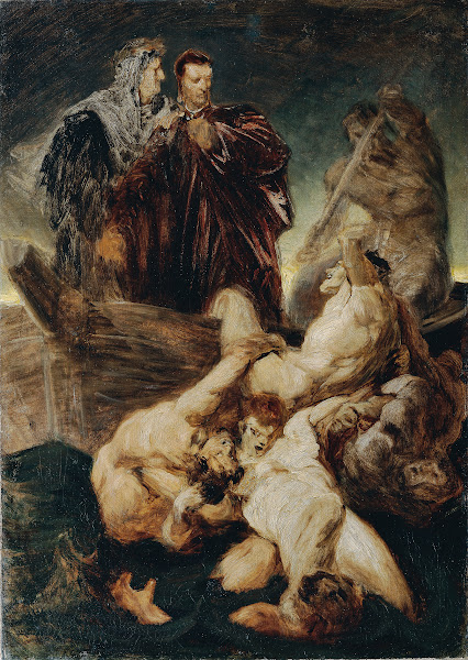 Dante and Virgil in the inferno 1863 1865