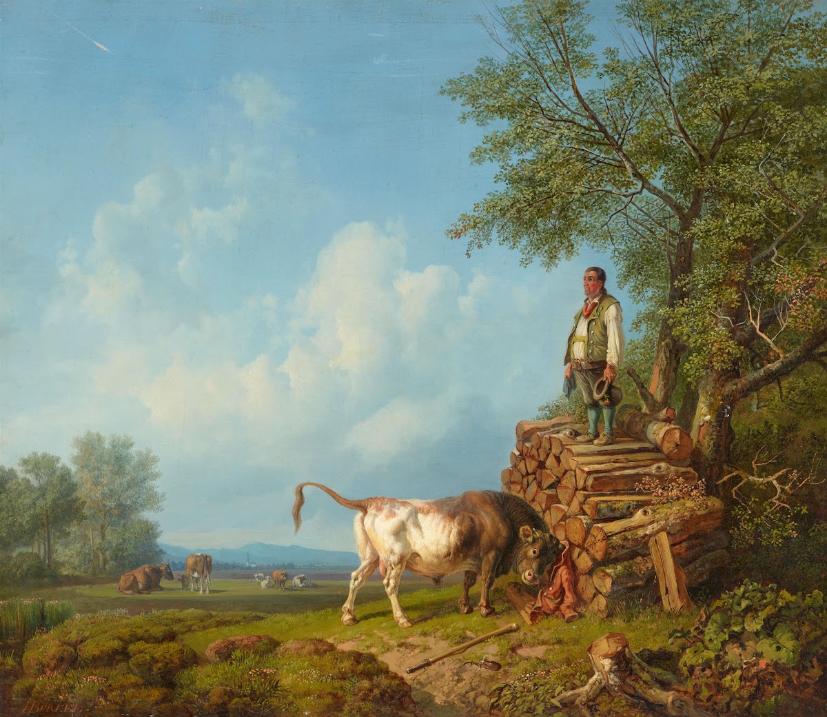 Stier und Bauer