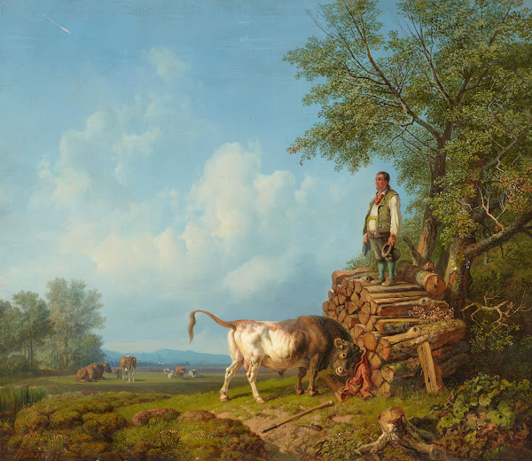 Stier und Bauer