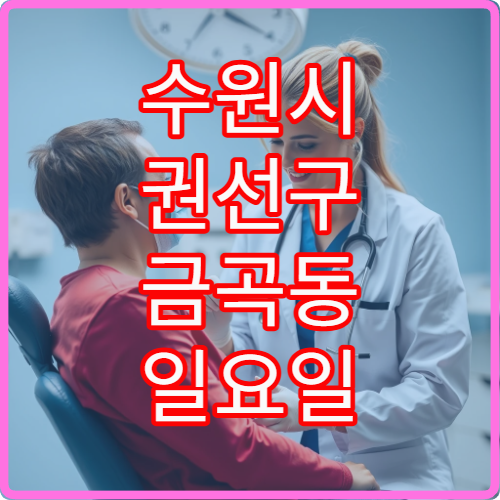 수원시 권선구 금곡동 일요일 피부과 진료 병원 안내