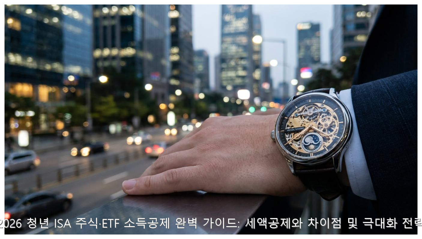 2026 청년 ISA 주식·ETF 소득공제 완벽 가이드: 세액공제와 차이점 및 극대화 전략 핵심 안내 및 분석 인포그래픽 (6)