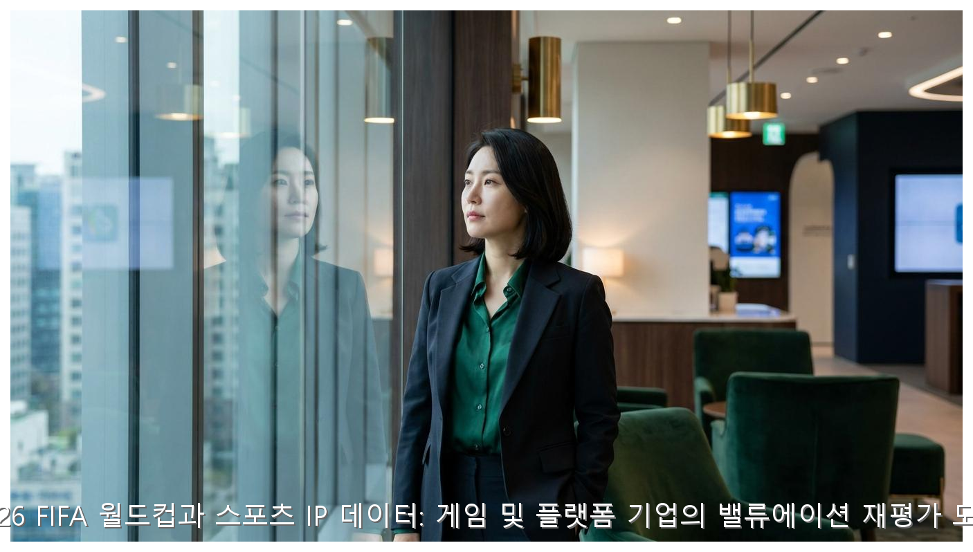 2026 FIFA 월드컵과 스포츠 IP 데이터: 게임 및 플랫폼 기업의 밸류에이션 재평가 모델 핵심 안내 및 분석 인포그래픽 (5)