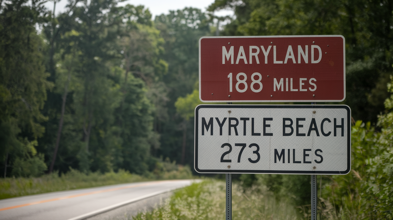How Far Is Maryland from Myrtle Beach? Travel Guide & Tips