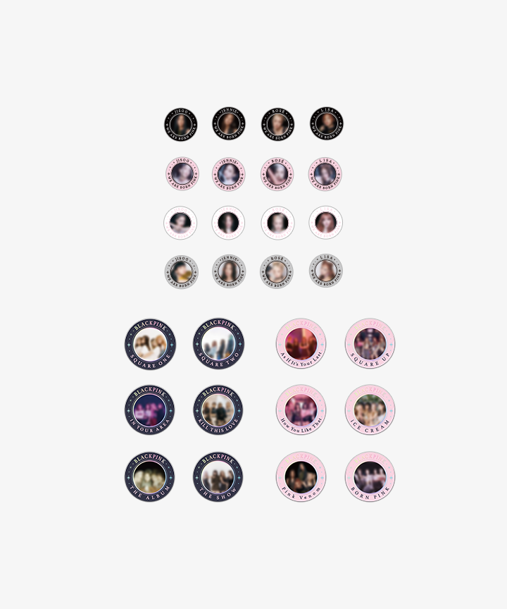 [BORNPINK] BLACKPINK CIRCLE PHOTO CARD SET