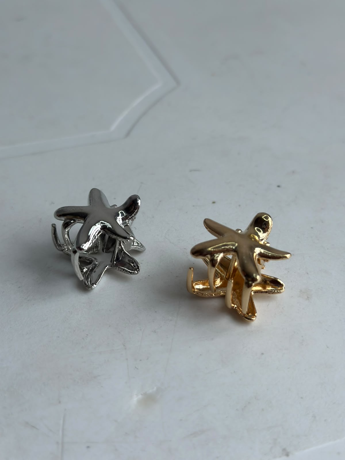 Set De Mini Pinzas Estrella De Mar De Metal
