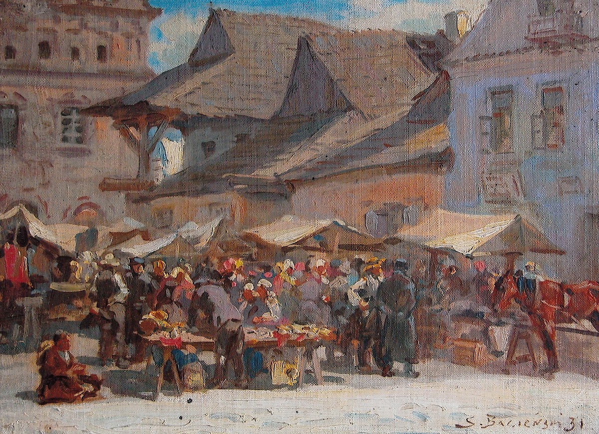 Market square in Kazimierz 1931