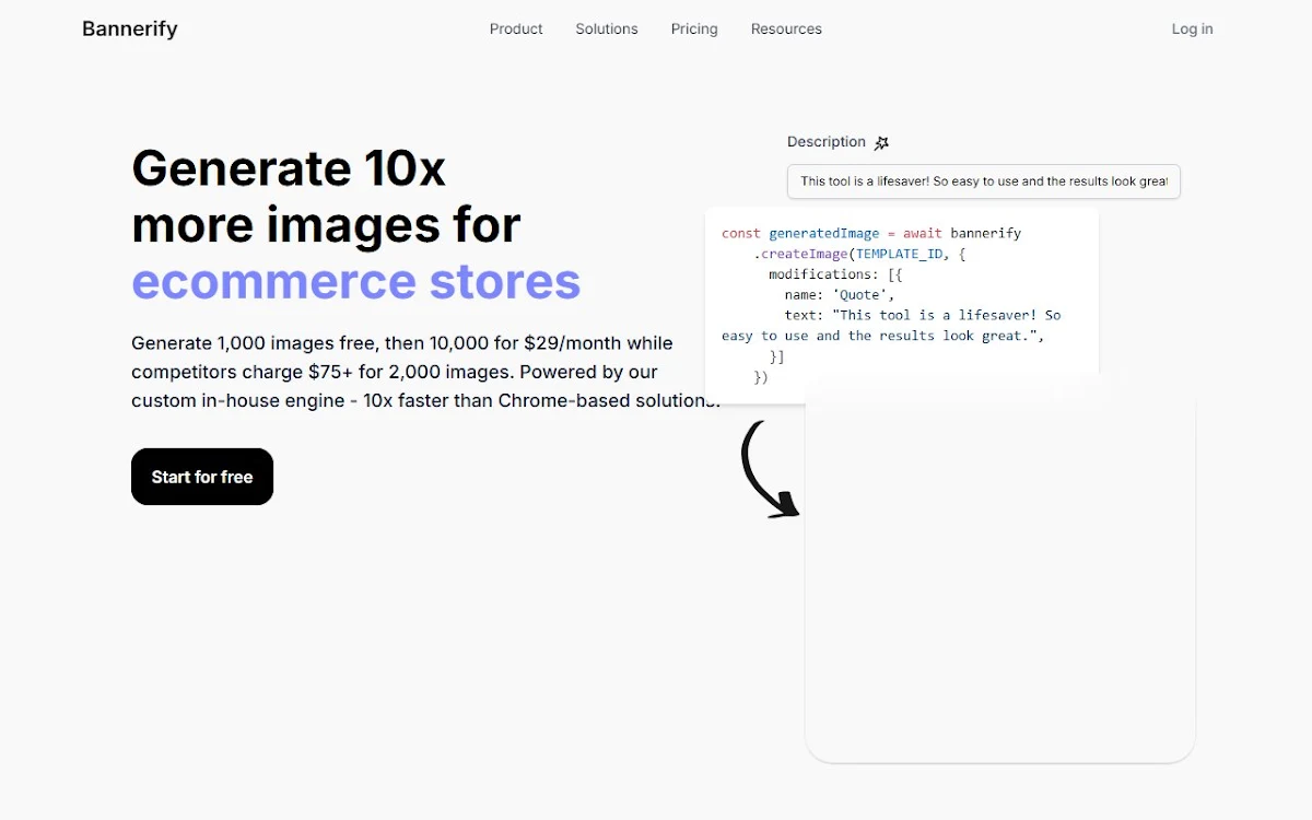 Captura de Automate Your Image with Bannerify