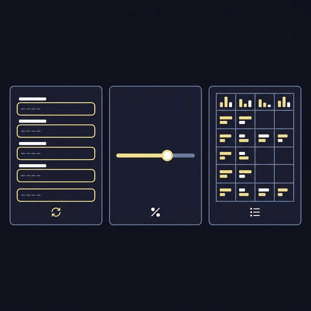 Minimalist 2D vector dashboard showing EV recomputation fields fractional Kelly slider and CLV log table in Funded Plays colors How Odds Movement Changes Expected Return