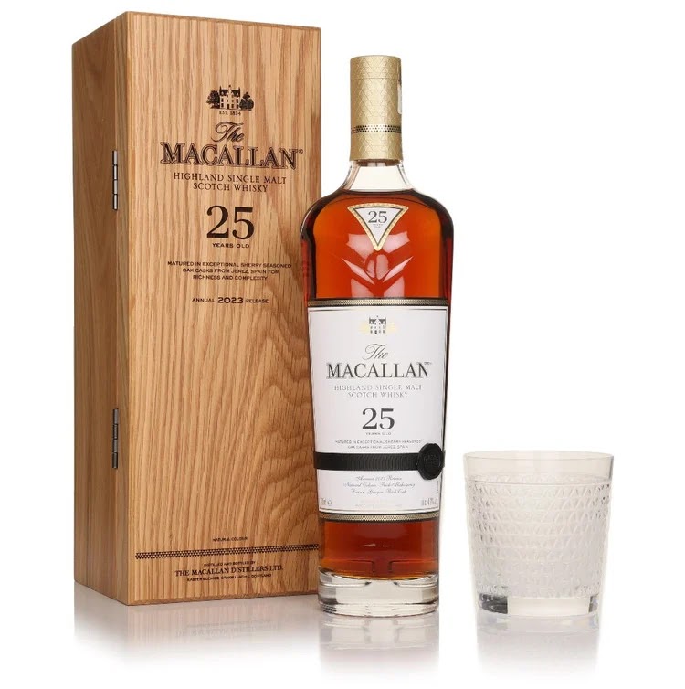 The Macallan 25 Year Old Sherry Oak (2023 Release) 70cl Whisky
