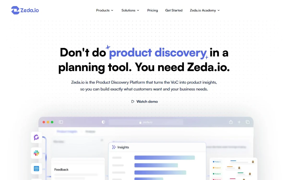Captura de Zeda.io 2.0