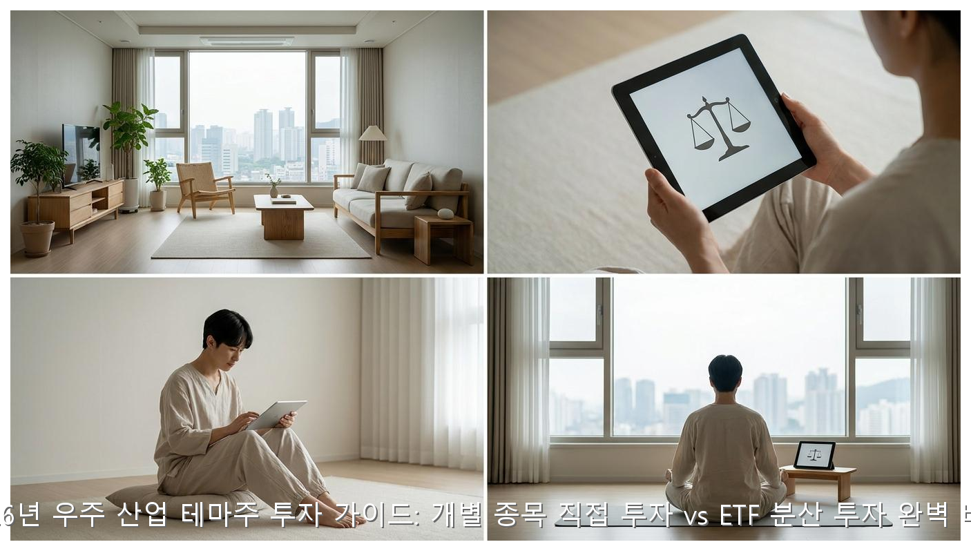 2026년 우주 산업 테마주 투자 가이드: 개별 종목 직접 투자 vs ETF 분산 투자 완벽 비교 핵심 안내 및 분석 인포그래픽 (8)