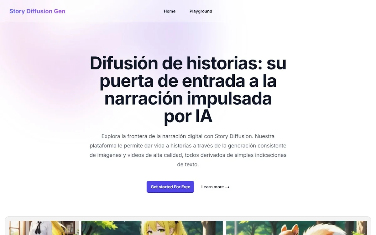 Captura de Story Diffusion Gen | Story Character
