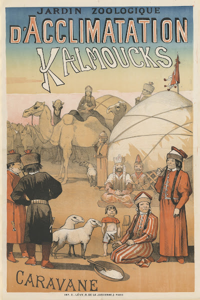 Jardin zoologique dAcclimatationKalmoucks Caravane 1883
