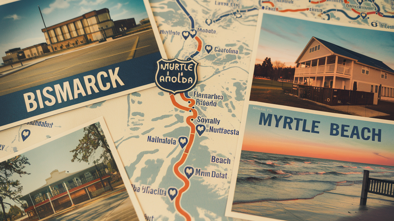 Cost of a Trip from Bismarck to Myrtle Beach