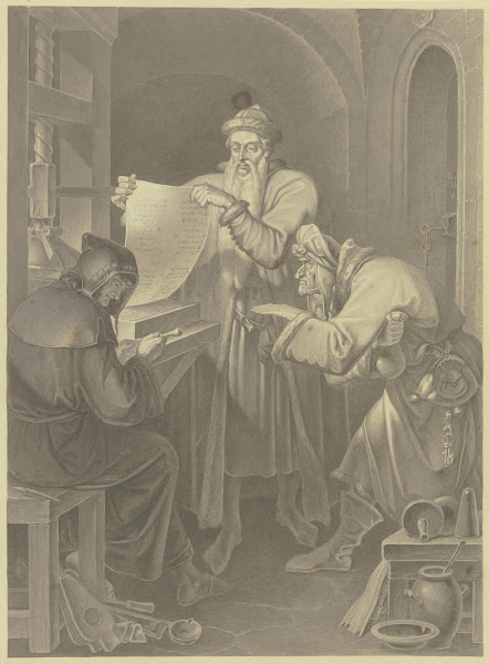 Johannes Gutenberg erfindet die Druckerkunst