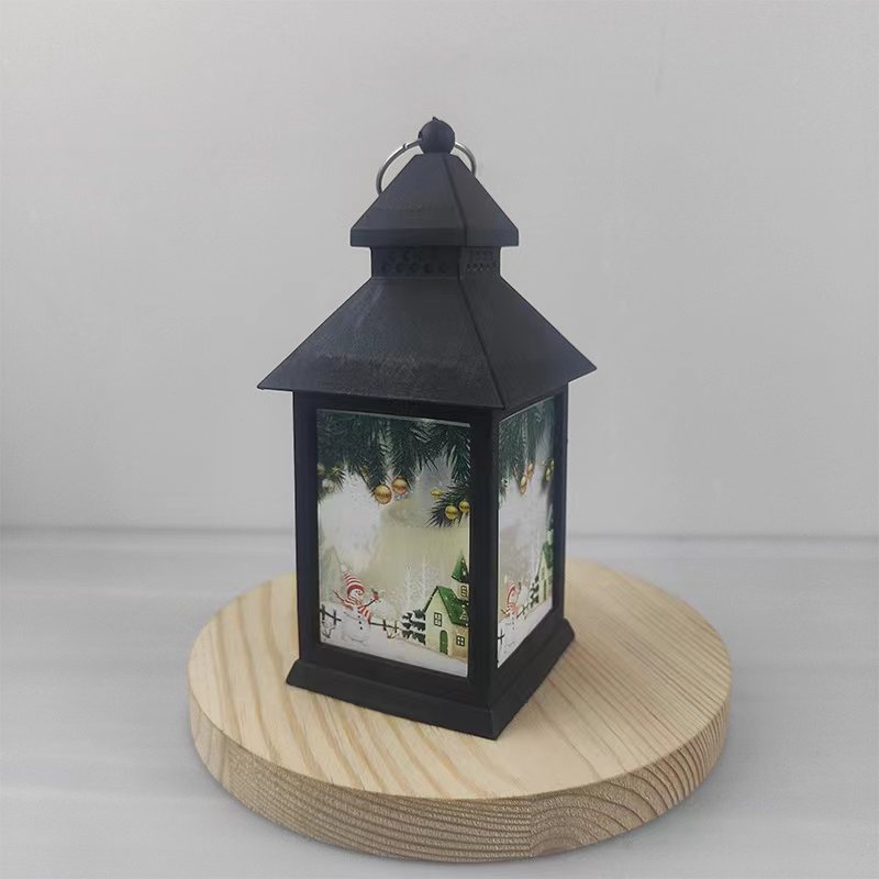 Decorative LED lantern with electronic candle