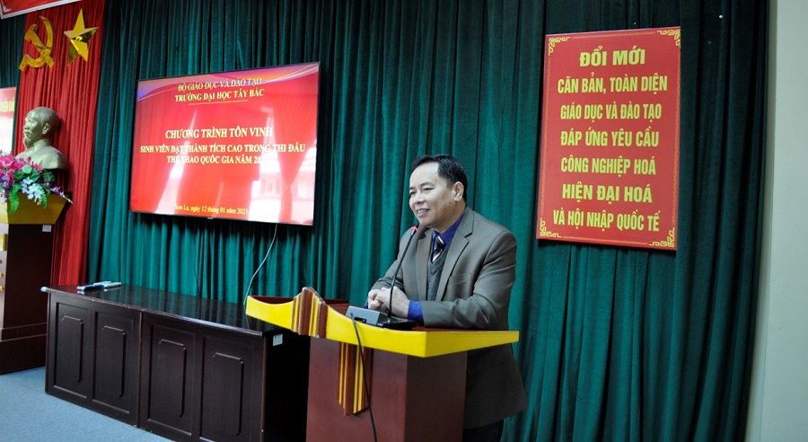 Trường Đại học Tây Bắc tôn vinh sinh viên đạt giải thể thao vô địch toàn quốc năm 2020