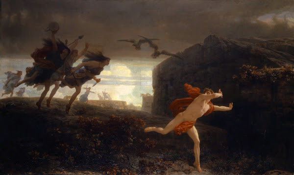 Pentheus Pursued by the Maenads 1864