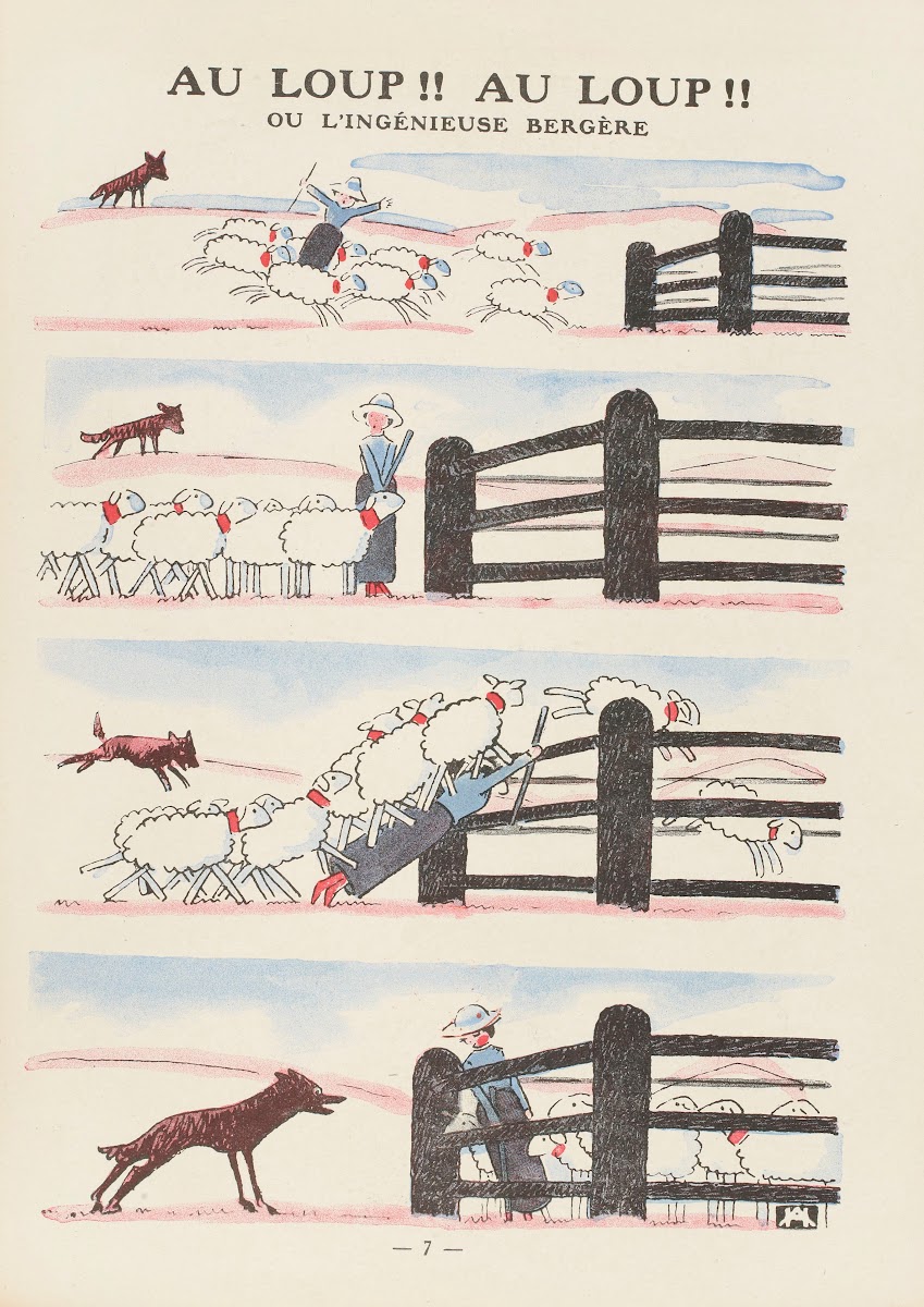 Au loup Au loup Ou lingénieuse bergère 1924