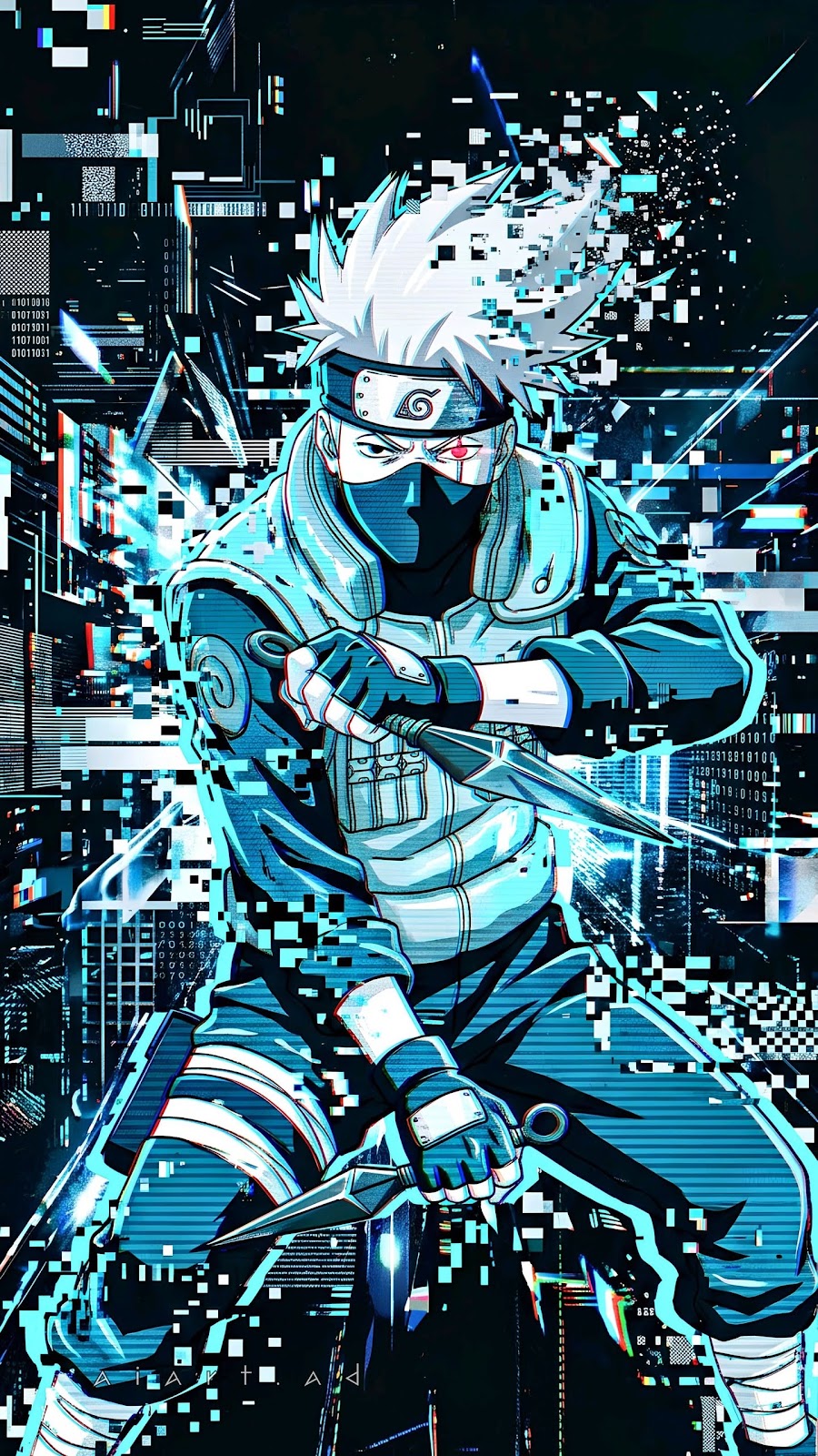 Kakashi Hatake Cyber Glitch
