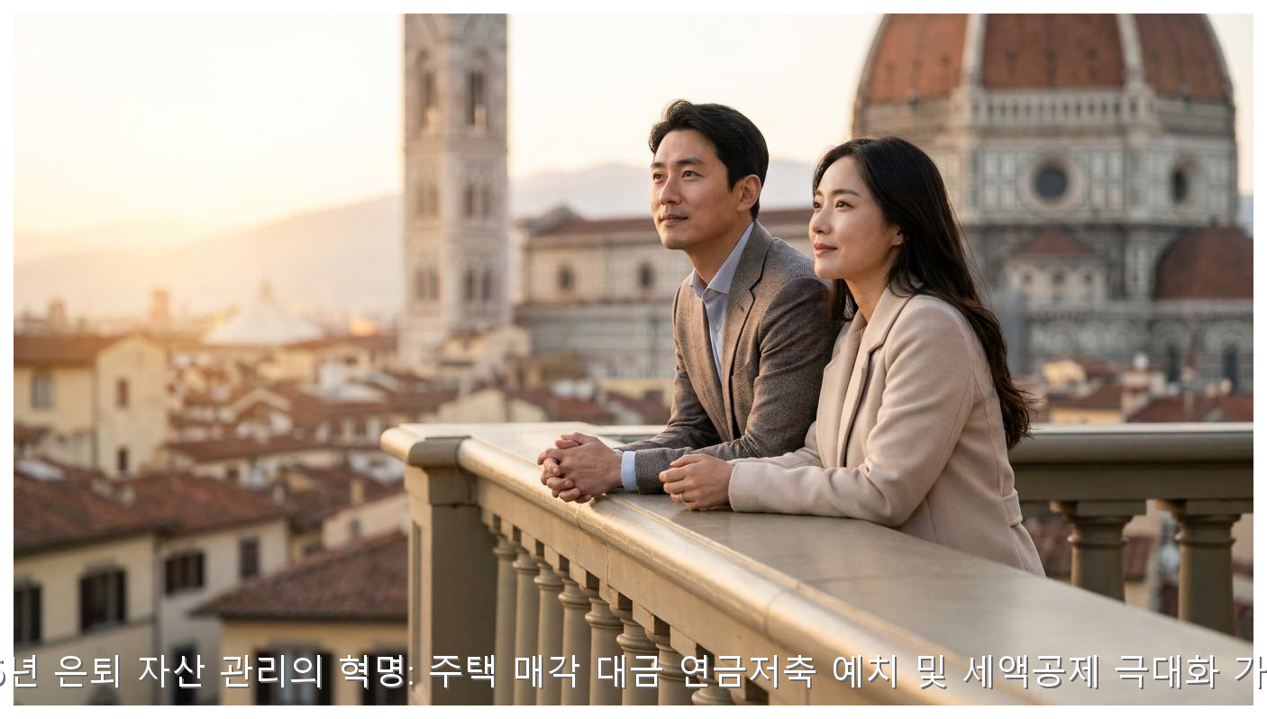 2026년 은퇴 자산 관리의 혁명: 주택 매각 대금 연금저축 예치 및 세액공제 극대화 가이드 핵심 안내 및 분석 인포그래픽 (5)