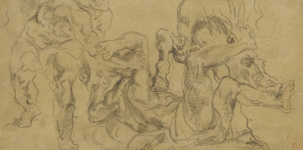 Hercules Feeding Diomedes to His Mares 1855