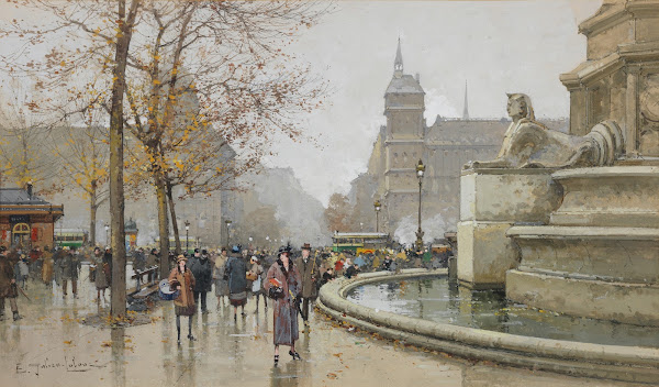 La fontaine du Palmier place du Châtelet