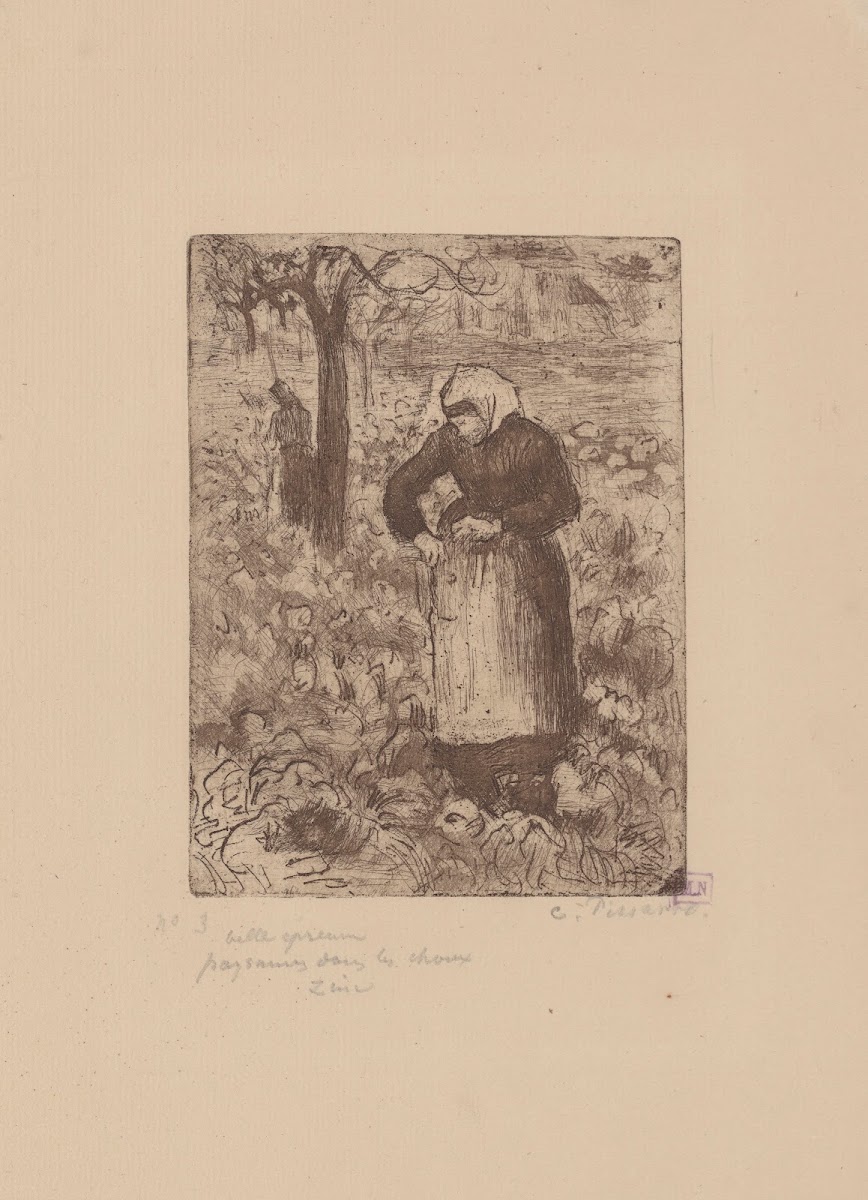 Paysanne dans les choux 1885