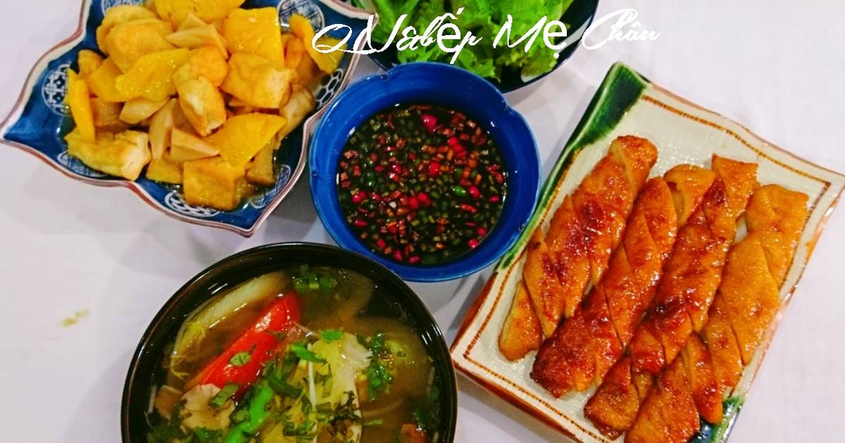 Cơm nhà đơn giản mà ngon 135 (Mâm cơm chay)