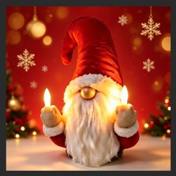 Gnome Wall Light, Decorative LED Lighting