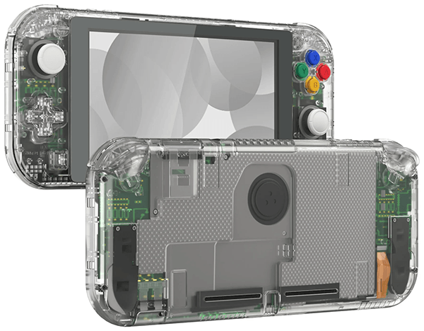 switch lite custom shell crystal clear