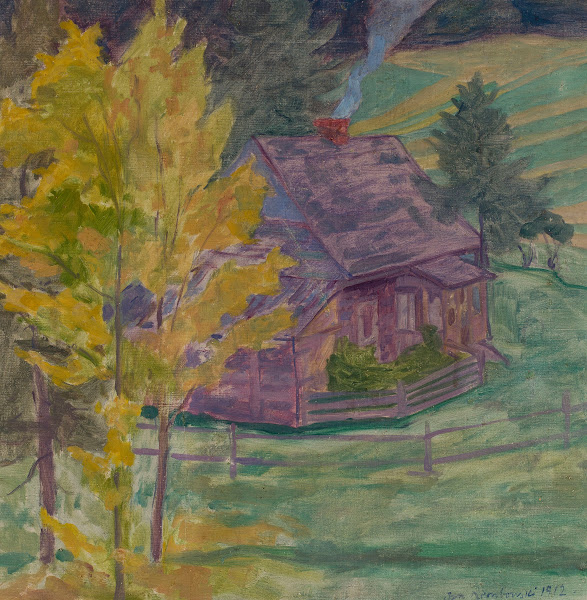 Landscape with a house among trees 1912
