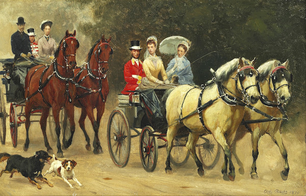 Den kongelige familie på køretur 1879