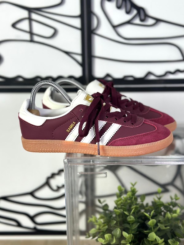 Adidas Samba Granate Blanco