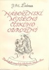 Náboženské myšlení českého obrození kořeny a počátky