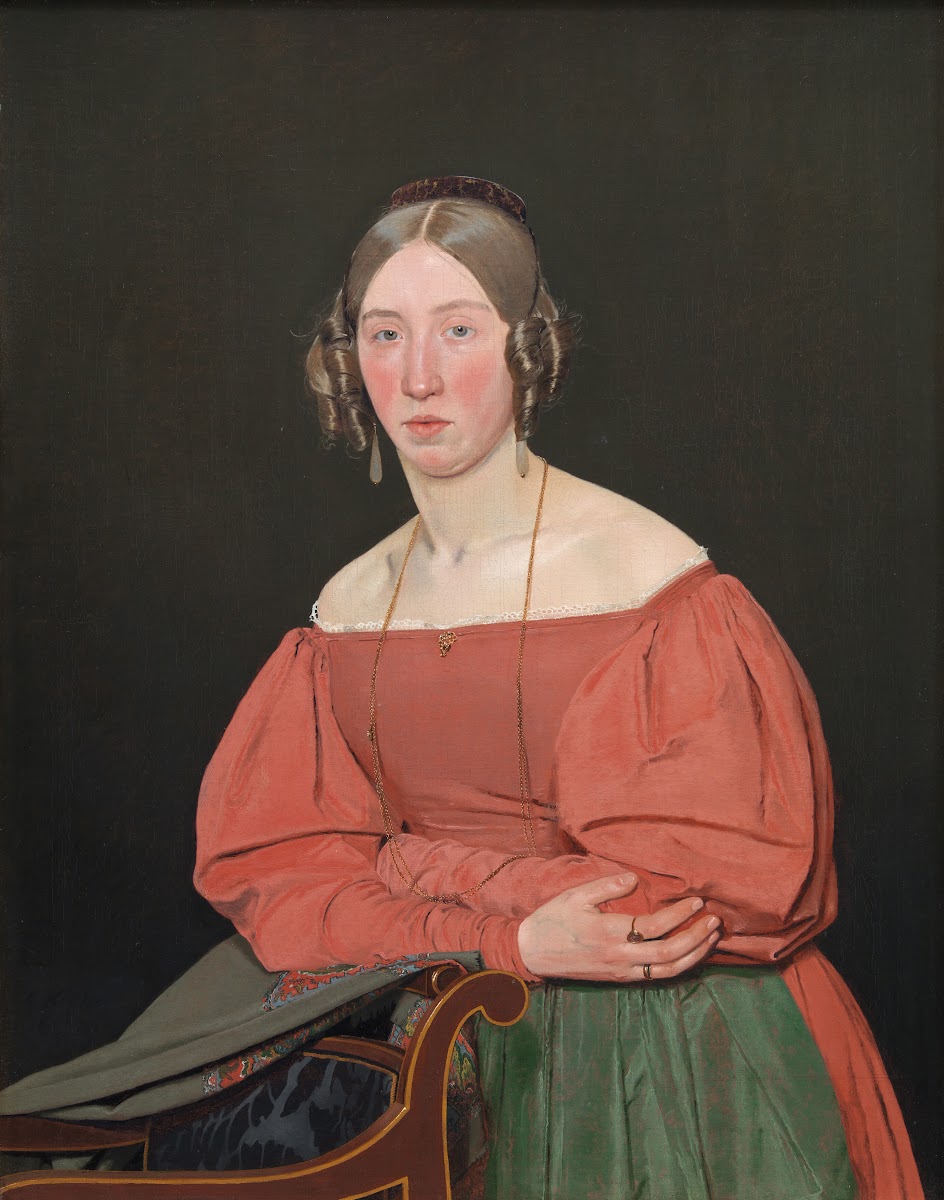 Portrait of the Artists Sister Cecilie Margrethe Petersen née Købke 1835