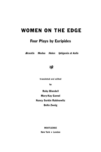 Women on the Edge. Four Plays by Euripides