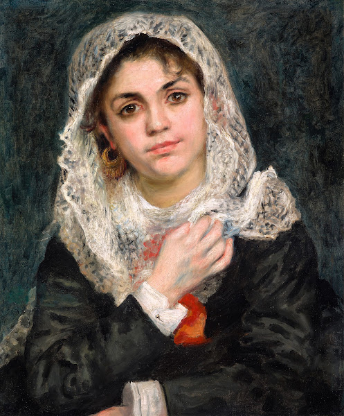 Lise in a White Shawl c 1872