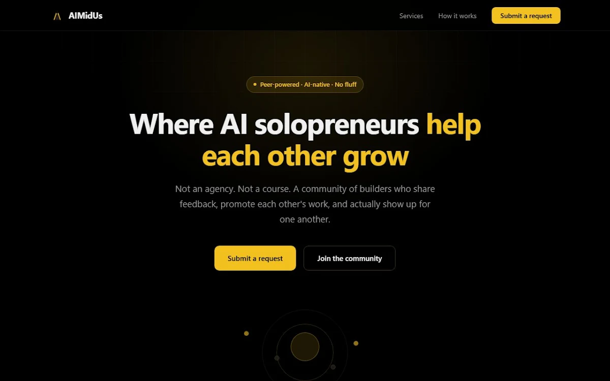 Captura de AIMidUs Community