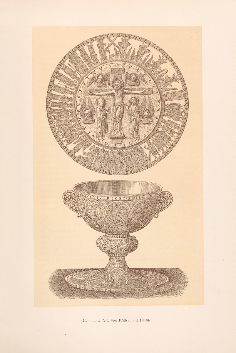 Kommunionkelch von Wilten mit Patene 1888