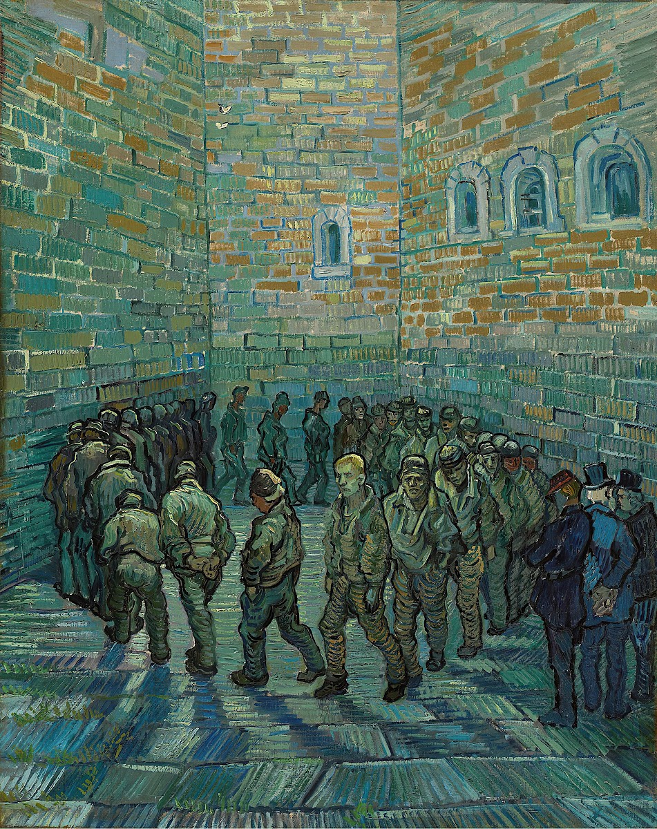 The Prison Courtyard 1890