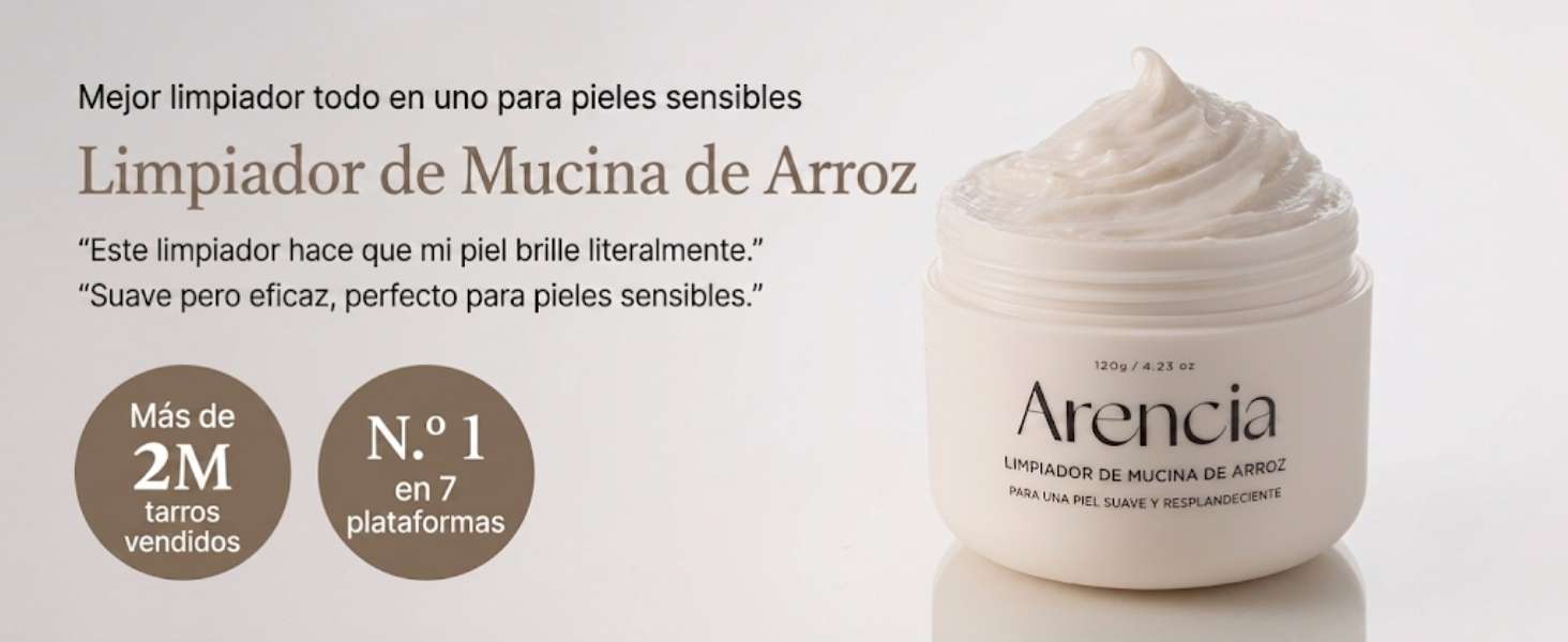 Arencia Rice Mucin Cleanser limpiador 3 en 1 coreano
