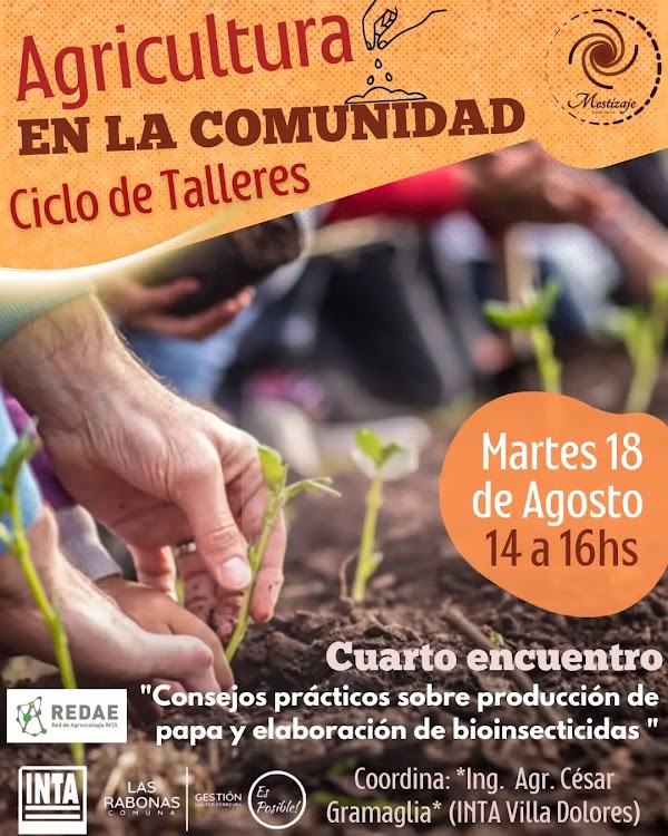 Taller de producción de papa y bioinsecticidas