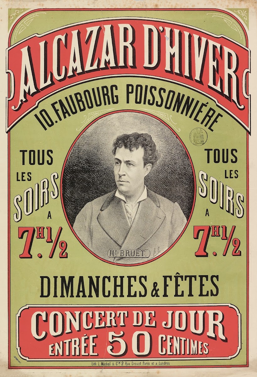 Alcazar Dhiver 10 Faubourg Poissonniere Tous Les Soirs A 7h 12 Tous Les Soirs A