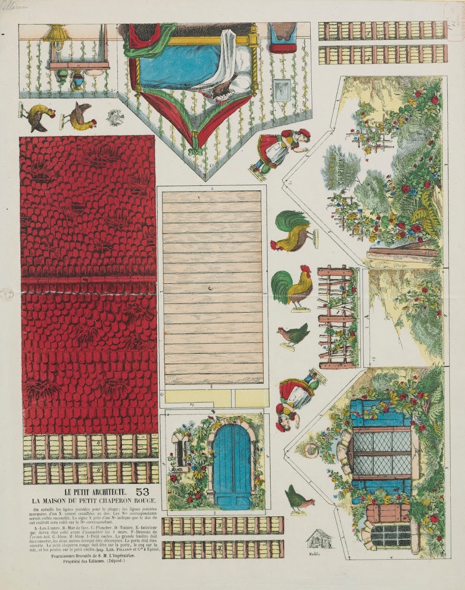 Le petit architecte 53 La maison du Petit Chaperon rouge 1868