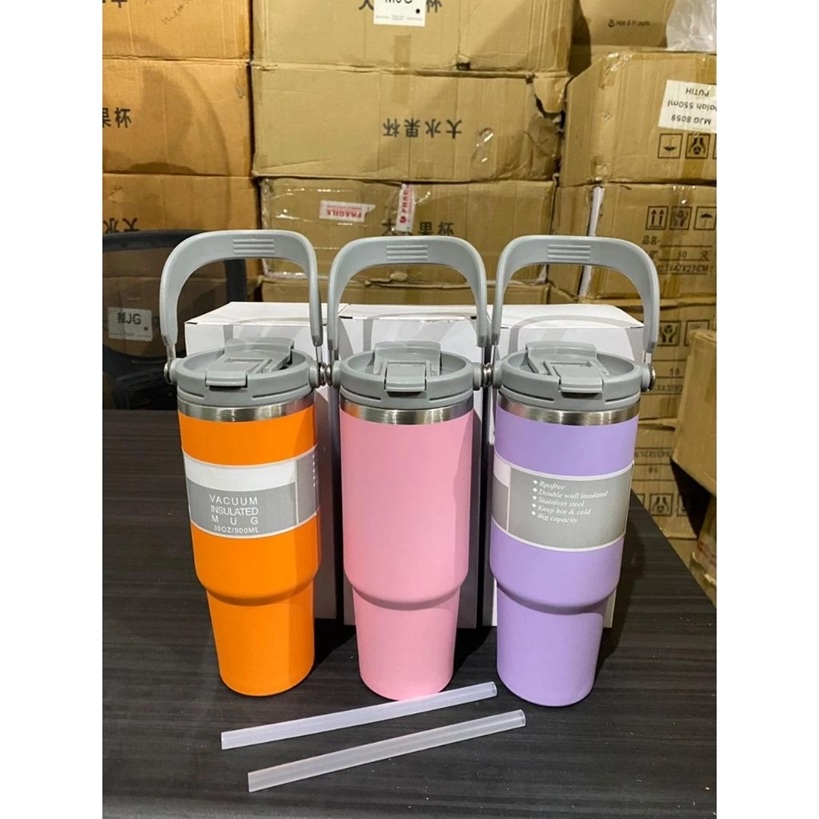 COSTUM TUMBLER STAINLESS/THERMOS AIR MODEL SEDOTAN/BOTOL MINUM SOUVENIR — foto 2