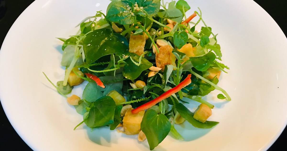 Rau càng cua trộn
