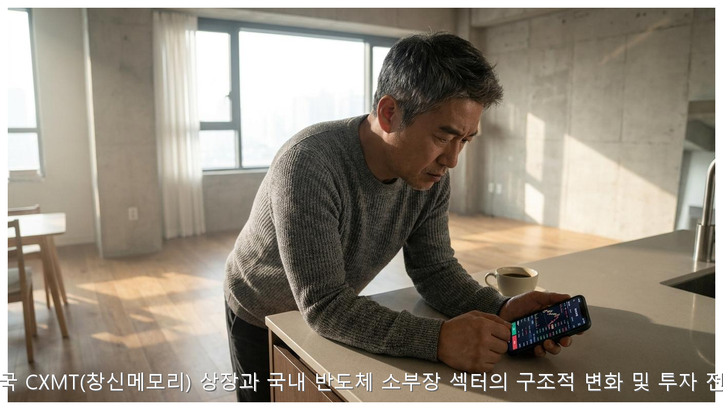 중국 CXMT(창신메모리) 상장과 국내 반도체 소부장 섹터의 구조적 변화 및 투자 전략 핵심 안내 및 분석 인포그래픽 (8)